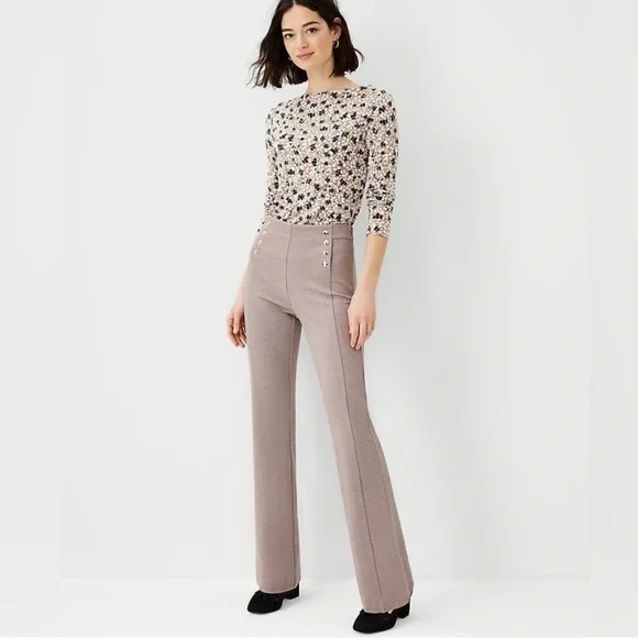NWT Ann Taylor Admiral Wide Leg Trousers - Picture 7 of 7